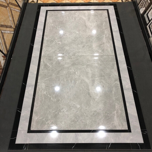 
Three-aquatic tiger floor tiles 15 cm wave line living room wave guide line floor ceramic tile lines decorative skirting board 150x80 150x800 microcrystalline waveguide 15863 angleless
