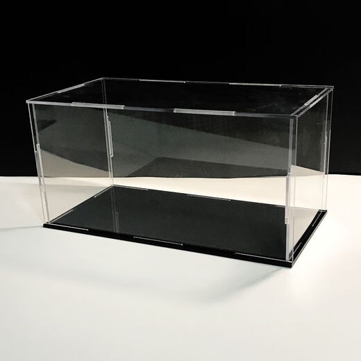 Acrylic display box Customized high transparent display box Acrylic board building block toy figure storage car up to length/width 10*10 transparent height 10CM requires thick white bottom/transparent bottom please note