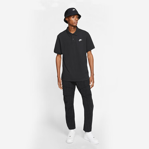 Nike (Nike) Kurzärärmelte Männer Spring Neues Revers Casual Polo Shirt Sport T-Shirt CJ4457-010 Offizieller authentischer FN3895-063 Authentic M