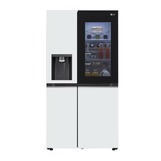 LG S653MWW87D Golpes en la ventana Refrigerador de barra de hielo esférica 635 litros Puerta de doble apertura de gran capacidad S652GTW16B655 LITERS CREME WHITE