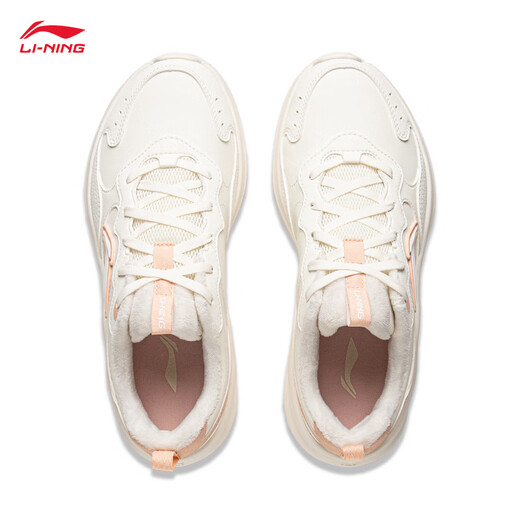 Li Ning Qingfeng v2丨running shoes women's spring shock-absorbing rebound casual jogging shoes ARSV110