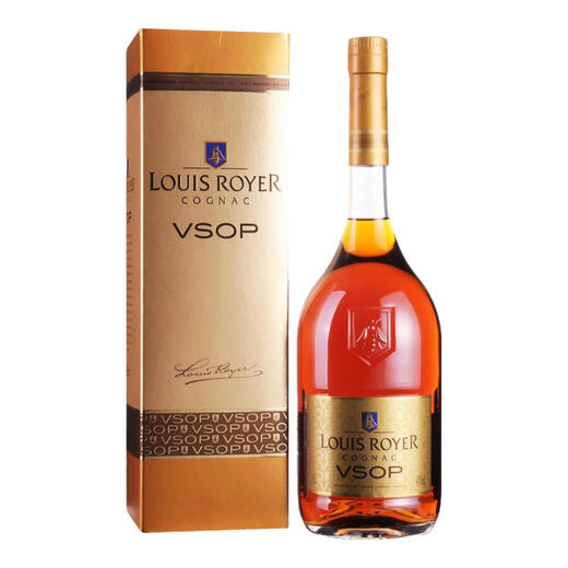 路易老爷(LOUIS ROYER)VSOP 路易老爷XO1000ml干邑白兰地法国原装进口洋酒 路易老爷vsop 1000mL 1瓶 盒子微瑕