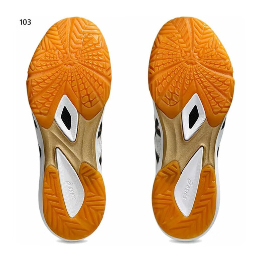 ASICS table tennis shoes Attack Dominate FF 2 low-top comfortable professional table tennis shoes 1073A010 103 (white x black) 42.5 (270mm)