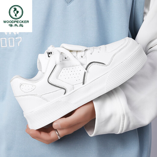 Specht 2025 Sommer Extra-große Brettschuhe 45 Dicke Sohle kleine weiße trendige Schuhe 46 Sportloser Schuhe 47 Vergrößerte Herrenschuhe 48 9909 Beige 39 39