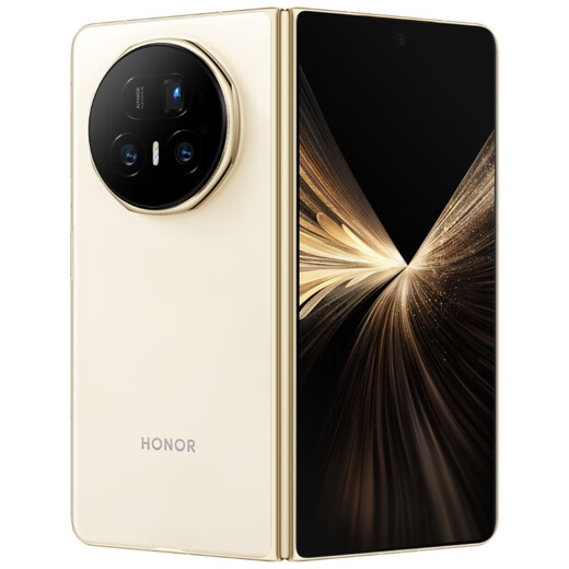 Honor Magic V5 New Product 5G Folding Screen Mobile Phone Warm White 16GB+512GB Official Standard Configuration