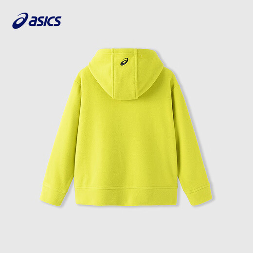 ASICS children's clothing 25 years new polar fleece hooded sweatshirt soft, comfortable, warm and loose long-sleeved