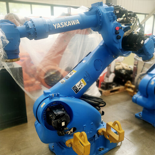 Second-hand YASKAWA robot welding, handling and polishing YASKAWA six-axis industrial robot arm GP180 (load 180KG, arm span 2.7m)
