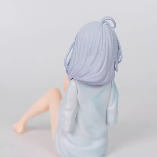 NetMitting Witch Journey Figuren sitzen Pyjamas Ireena Anime Zweidimensionales Melancholie Schönes Mädchen Model Ornament Geschenk Wasserbecher Irea-11 cm sitzende haarlose Decke