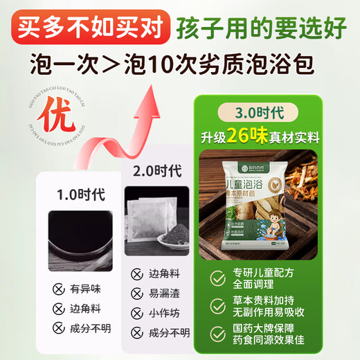 Bojiakang children's foot bath medicated bag mugwort leaf ginger bath nasal congestion runny nose rhinitis nasal soothing weak spleen and stomach fitness bath bag