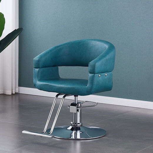 
Dilanmu Barber Shop Chair [3878 people praised] Haircut Chair Special Hair Cutting Chair for Hair Salon lifting and rotating simple off-white with foot pedal
