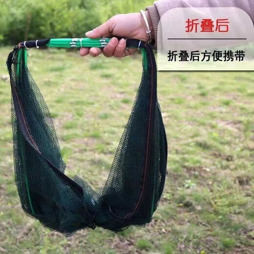 Fishing net, shrimp pot, fishing pot, artifact to catch eel pot, square shrimp pot, shrimp net, shrimp pot, umbrella cage, fish pot, net cage, fish pot, square 6 holes-50cm, free 10 packs of bait + accessories