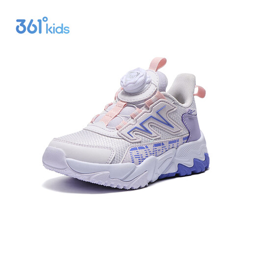 361 Kindersportschuhe 25 Herbst Männer und Frauen Kinder leichte Sportschuhe Dichtes Netz atmungsaktiven Outdoor -Schuhen lila 31