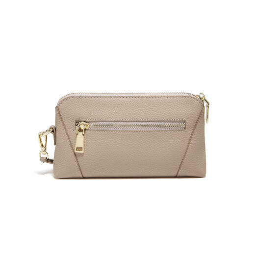 Golden Fox (FOXER) top layer cowhide women's wallet large capacity long card bag money ticket clip hand holding coin wallet Chinese Valentine's Day gift