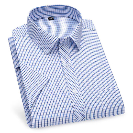 Gy Yageol Camisa de manga corta Summer Nuevo algodón de algodón puro para hombres Camiseta de algodón de algodón de mediana edad de mediana edad Dad DX6622 38