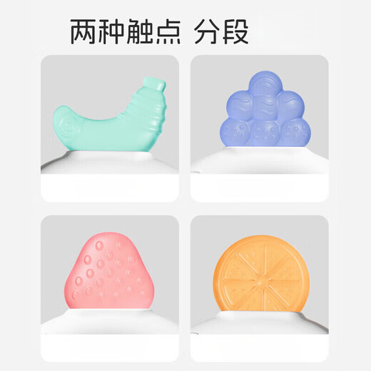 Dr. Ma's baby teether, silicone molar stick, pacifier, finger-eating, baby bite gum, anti-eating hand artifact, bracelet teether-fruit shape Y1095, free storage box