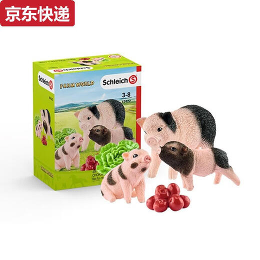 德国思乐Schleichs仿真动物模型农场系列家禽家畜小动物母鸡公农 鹅13799