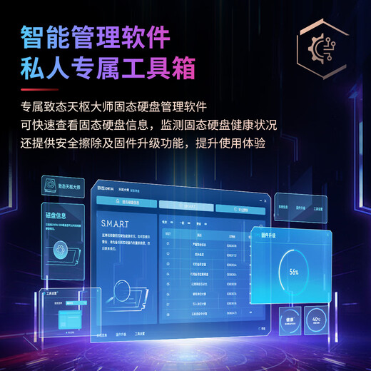 Zhidai TiPlus7100 high-speed solid state drive Yangtze River Storage original particle SSD M.2 interface PCIe4.0 notebook desktop solid state drive AI computer accessories 1TB TiPlus7100