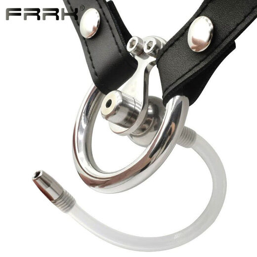Bestia de sueño doble twist u uña de acero inoxidable placa plana negra de electrodo sm sexo macho abstinence prevención de escape castigo cb 15850 mm Bola de anillo de sujeción sólido