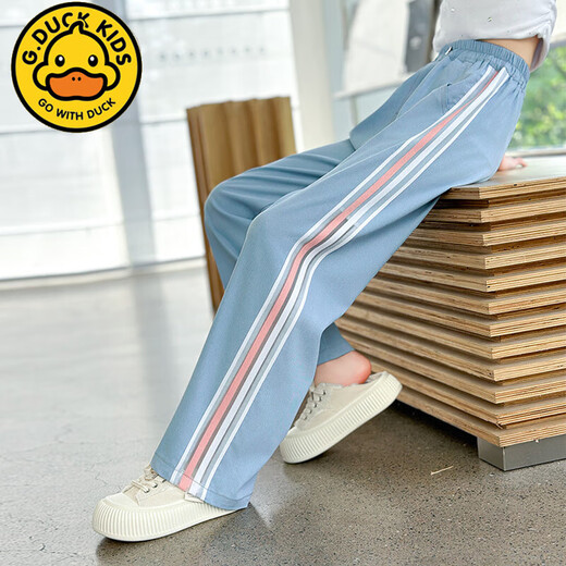 
Disney Girls Tiansi Jeans 2025 Summer New Large Children's Straight Pants Spring and Autumn Clothing Girl Casual Wide Leg Pants Blue 689 Wide Leg Pants Tiansi Thin 160 cm