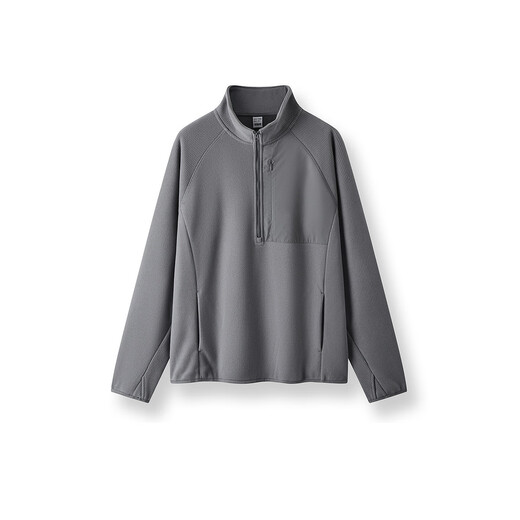 Semir sweatshirt men's thermal insulation half-cardigan polar fleece top with textured stand-up collar 2025 winter 109725116101