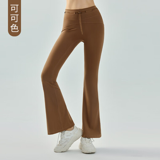 LULULMCCTN Sports Outdoor Yoga Pants Women's High Waist Hip Lifting Slim Fit Pilates Professional Training Micro-Large Fitness Pants Black XL