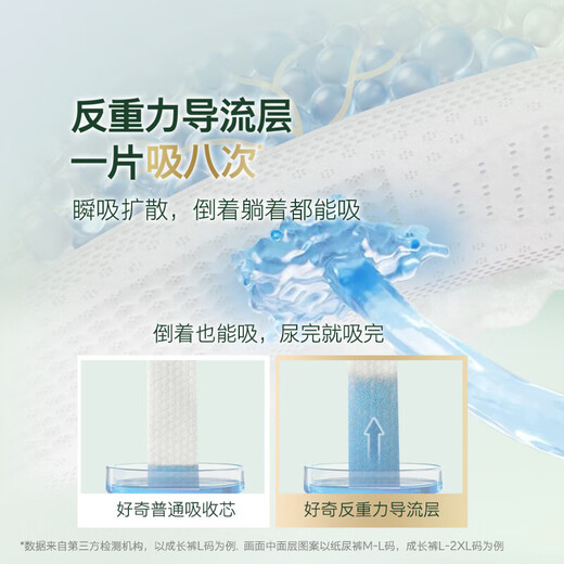 好奇（Huggies）心钻装小森林纸尿裤 婴儿拉拉裤成长裤尿不湿学步裤超薄透气 纸尿裤L40片(9-14kg)