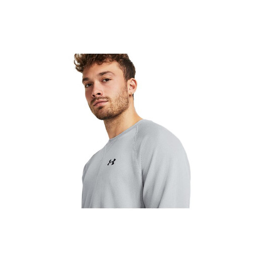 UNDERARMOR DFO men's round neck sports casual long-sleeved T-shirt 1302355 modern gray 011 XL