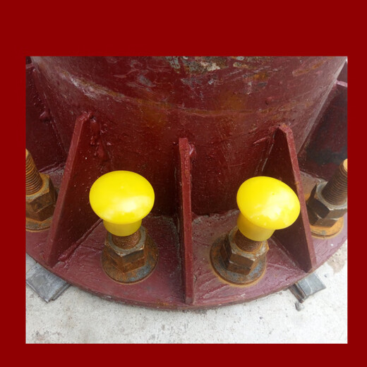 Suitable steel bar protective caps, steel bar protective sleeves, threaded steel bar protective caps, mushroom caps, wire head protective caps, shelf pipe caps, steel bar diameter 33mm-45mm, thickened with fluorescence, 50 pcs