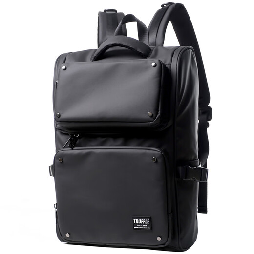 Trufa Trufa Mochila de marca Trendy para hombres Gran capacidad Estudiantes universitarios Femenino Mochila informal de viajes mochila SPM White White