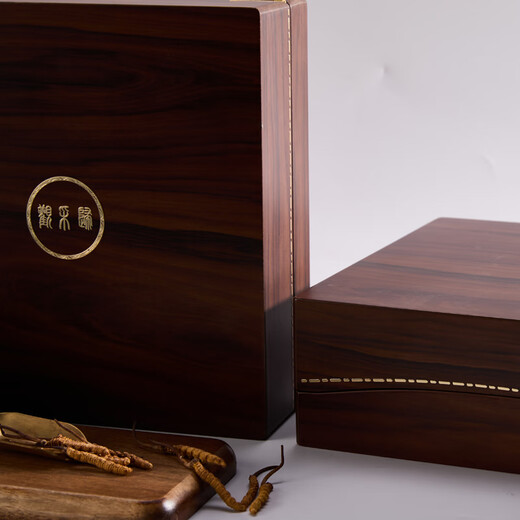 Guancai Rengui Cordyceps high-end gift box tonic for gifts for elders New dried Cordyceps high-end nourishing nutritional supplements for the elderly 2 sticks/g 20 grams 40 sticks in total