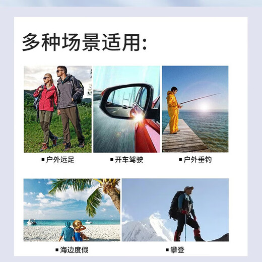 DUTRIEUX sunglasses set for myopia glasses for men and women, type 2 high-definition polarized glasses for driving, fishing anti-glare, black frame gray film