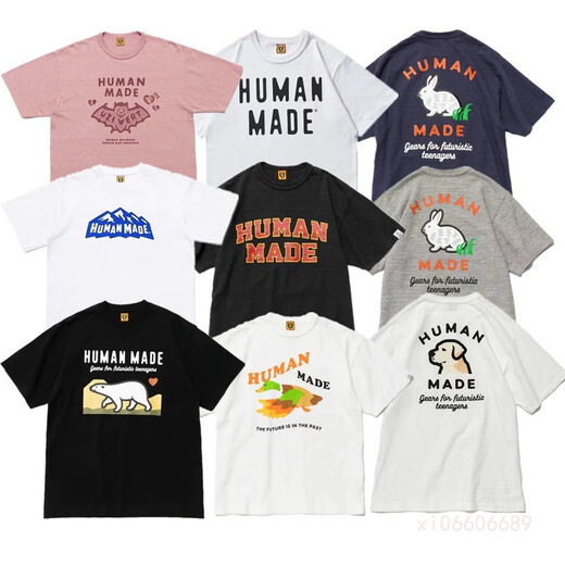Lee Kids Japoneses Retro Retro English Letras Cartoon Impreso Camiseta suelta de algodón de algodón de bambú de manga corta 3890 White XL