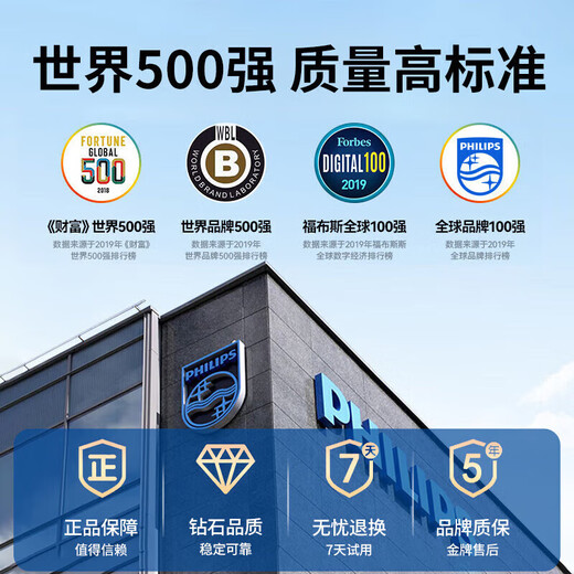 飞利浦（PHILIPS）10TB 移动硬盘 USB3.2 高速大容量31PD系列 3.5英寸 电脑机械硬盘 兼容Mac外接 外置存储办公家庭