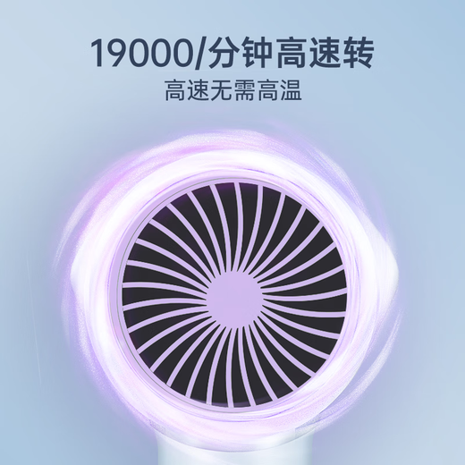 CONFU hair dryer high power 1800W quick-drying negative ion hair care dormitory home birthday gift for girlfriend hair dryer KF-3157 Glacier Blue