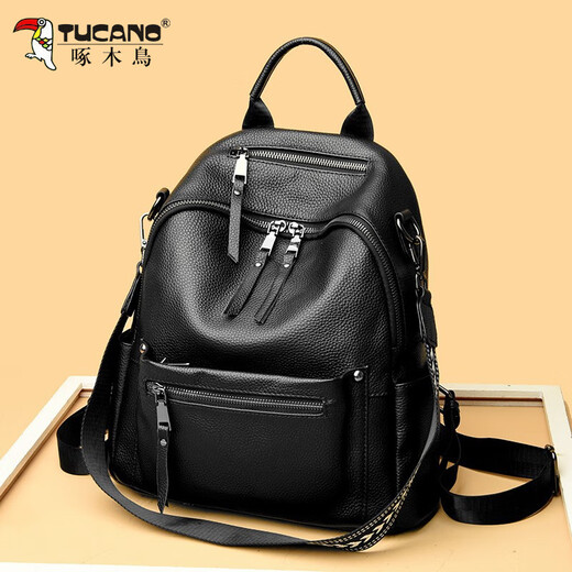 Woodpecker Leather Sac à dos 2025 Nouveau sac à dos décontracté et à la mode