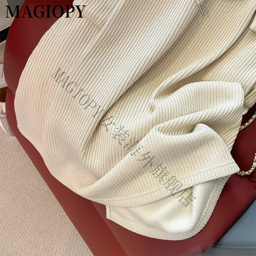 MAGIOPY国际奢侈高档品牌欧货工装休闲运动套装女2025春时尚减龄连帽外套 杏色两件套 S(100斤以内)