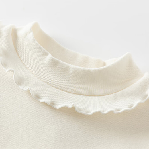 David Bella children's long-sleeved T-shirt autumn girls' antibacterial and anti-mite half turtleneck casual bottoming shirt