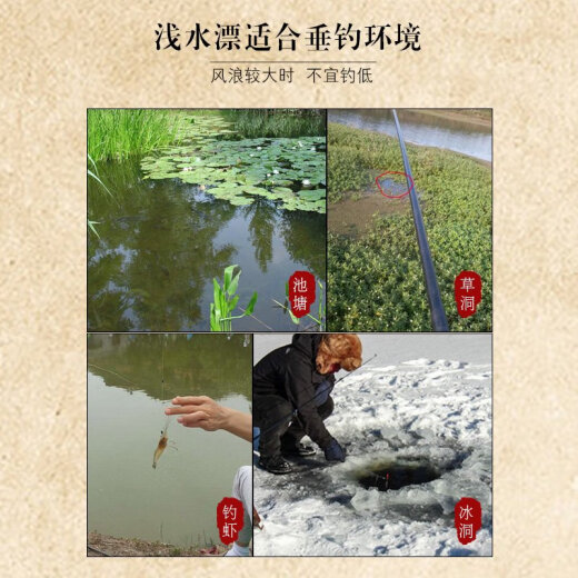 Golden Eye Pond Sea Shallow Water Crucian Carp Float Small Float Small Short Float Grass Hole Float Float Float Float Reed Float Reed L-1098 Eat Lead 1.2-1.6g No. 1 thin tail/one
