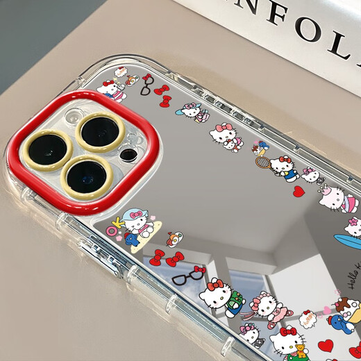 OLPAY夏日kitty合集适用于苹果16promax镜面奶油壳iPhone15手机壳华为p GH9720夏日kitty合集 vivoX200S