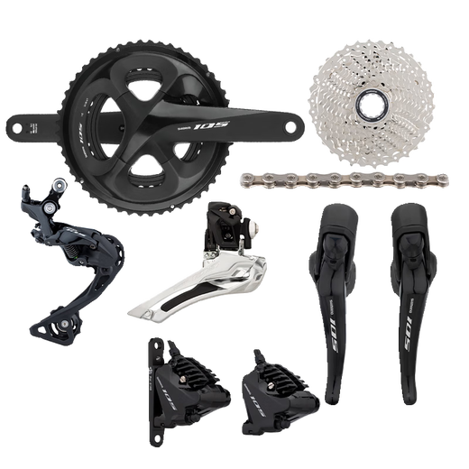 
Shimano (SHIMANO) 105 R7000 7020 Highway Vehicle Transmission Kit 2*11 22-speed Coil Oil Brake WONART Line Brake Speed ​​Transmission Kit (28T Flywheel)