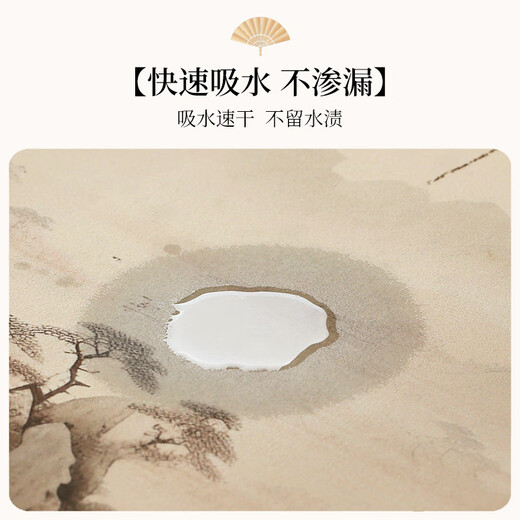 
Mingruiju bathroom door front foot mat bathroom floor mat new Chinese style entrance door diatom mud floor mat bathroom floor mat toilet door Yufanglan 12596 40*60cm water absorption and dirt resistance and quick drying]