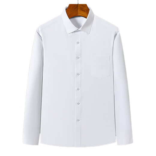 
FULANLE PAULO Men's Casual Shirt Long Sleeve 2025 New Commuter Striped Casual Shirt Cotton Breathable Summer Thin Inch Clothes 6627 38