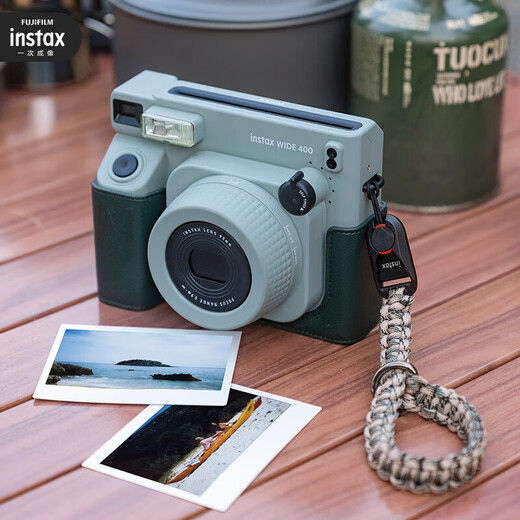 Fuji (FUJIFILM) instax instant wide400 one-time imaging retro camera photo paper birthday gift WIDE 400 grass green international version birthday gift