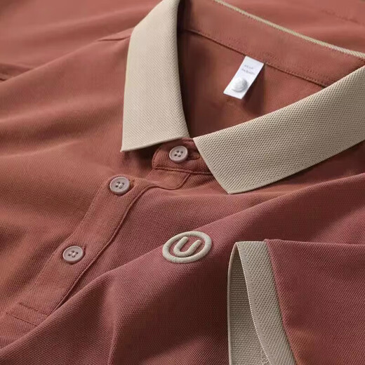 Lilang Sitio web oficial Fang Ship Store Sitio web oficial Pure Cotton Summer Shirt Summer Polo de manga corta para hombres V Bordery Casual Versátil suelto T [bordado H] Khaki-9901 M 48 Sugerencias 90-110Jin [Jin equivale a 0.5 kg]