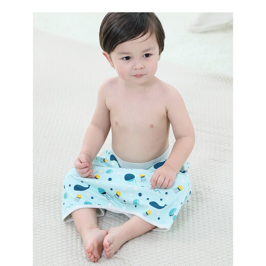 Wusuo bébé couches jupe pantalon lit mouiller artefact bébé fuite étanche à grande taille grande taille de couches lavables pavé à couches à couches hautes à la taille haute jupe mourre m (0-4 ans)