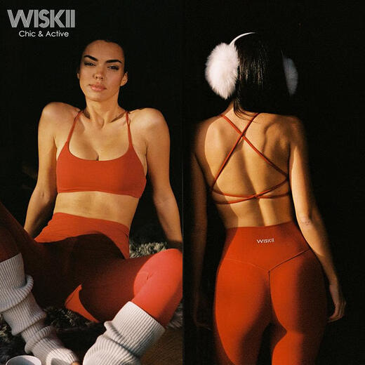 WISKII New Sports Bra Fitness Wear Beautiful Back Sports Vest Women's Pilates Training Top Casual Versatile Yoga Wear Ivory White M