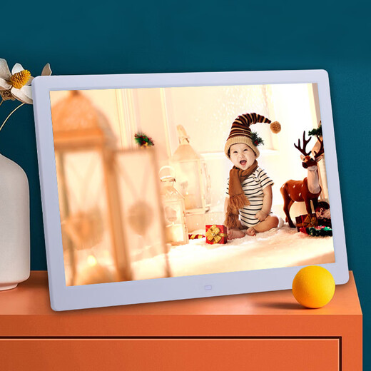 Lithium battery 15-inch digital photo frame 10-inch 13-inch high-definition electronic photo album LED display video calendar player Lithium battery 10-inch no memory