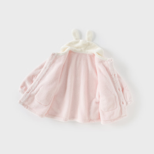 戴维贝拉男童家居服套装秋季女童珊瑚绒睡衣冬季儿童衣服女宝