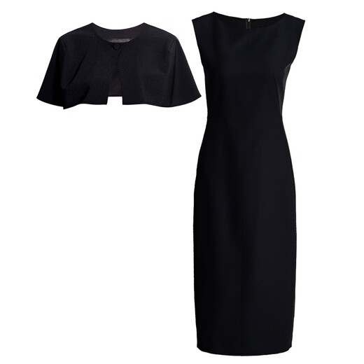Roeyshouse Royshouse Temperament kleines Schalkleid zweiteiliger Set 2025 Sommer Schlanker Set 12159 Schwarz S