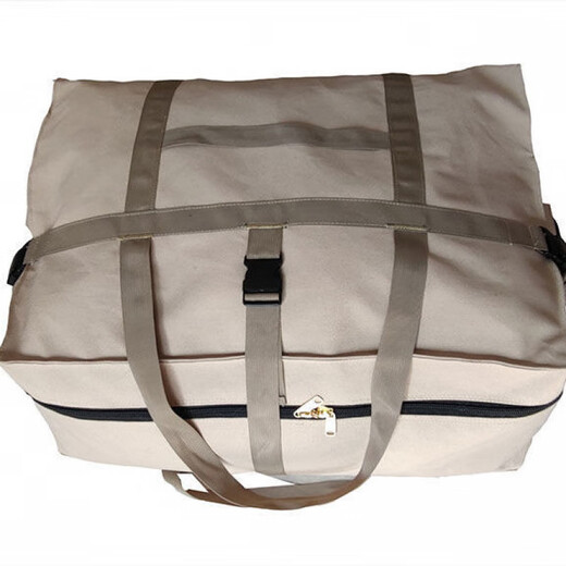 Thickened waterproof Oxford cloth checked bag large capacity travel bag foldable large luggage bag moving bag large size 70*50*34 black